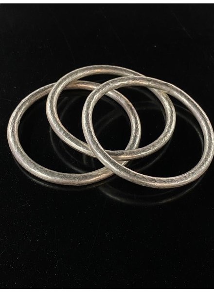 3 silver plated Bangles