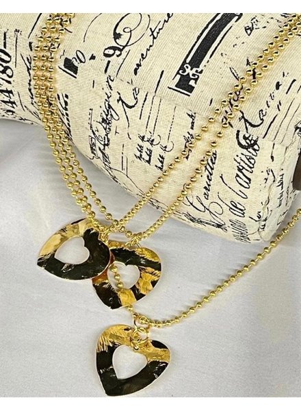 Gold Plated necklaces heart