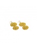 2 TANGLE WIRE ROUNDS EARRING