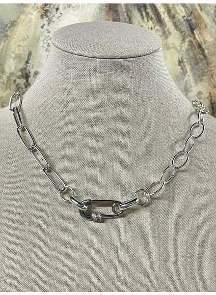 Lock Necklace by 4 Soles silver