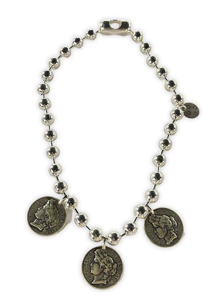 3 Coins   Necklace by 4 soles