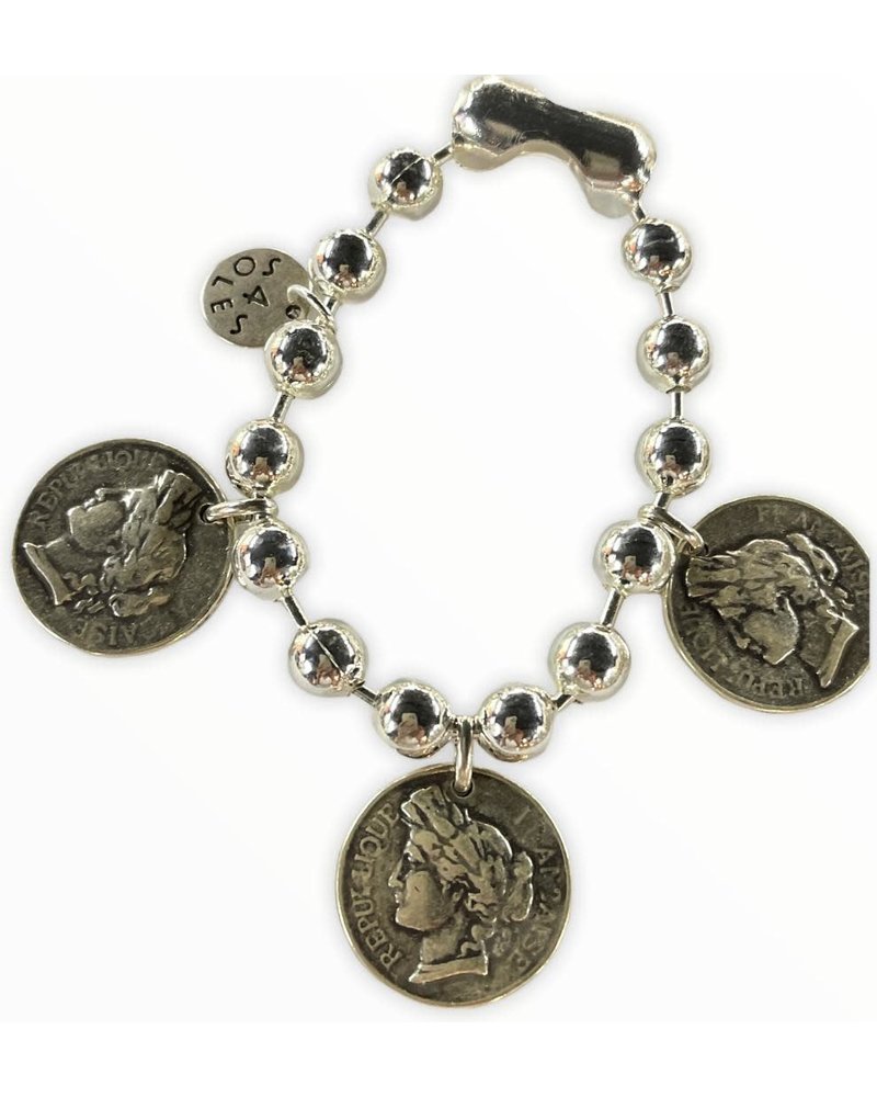 3 Coins bracelet by 4 Soles