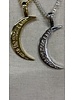 love you to the moon & back, silver or gold plated 18"