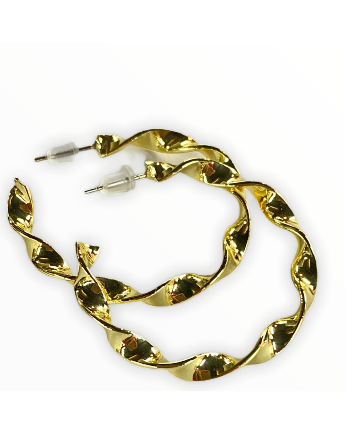 gold earrings