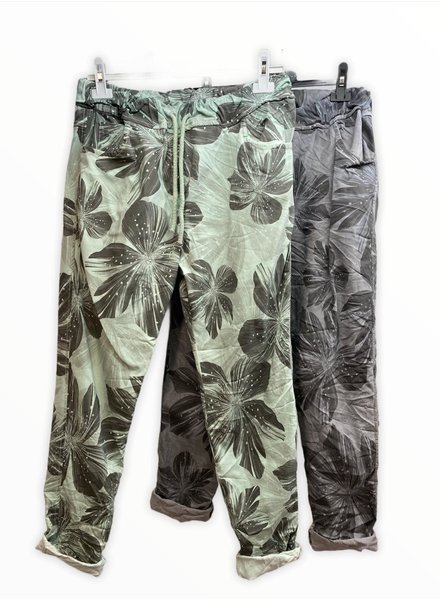 one size floral pants