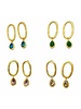 Gold Crystal Earrings