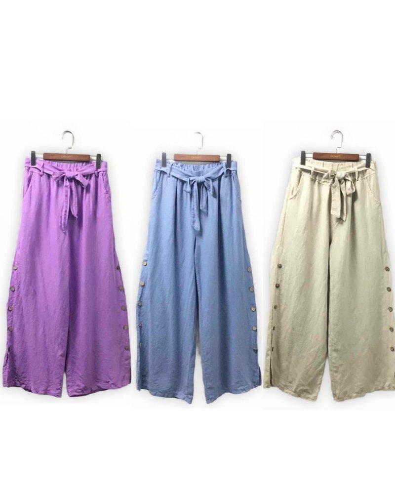 one size linen pants