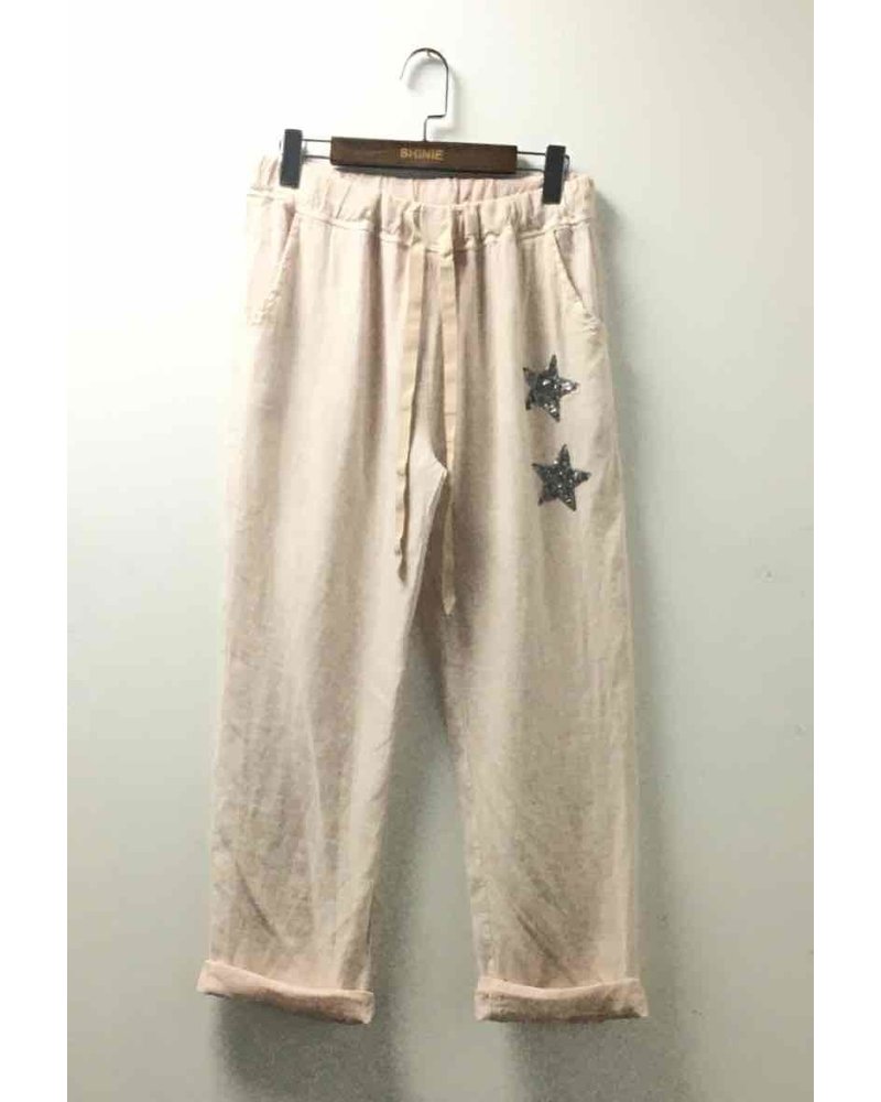 One siZe linen pant