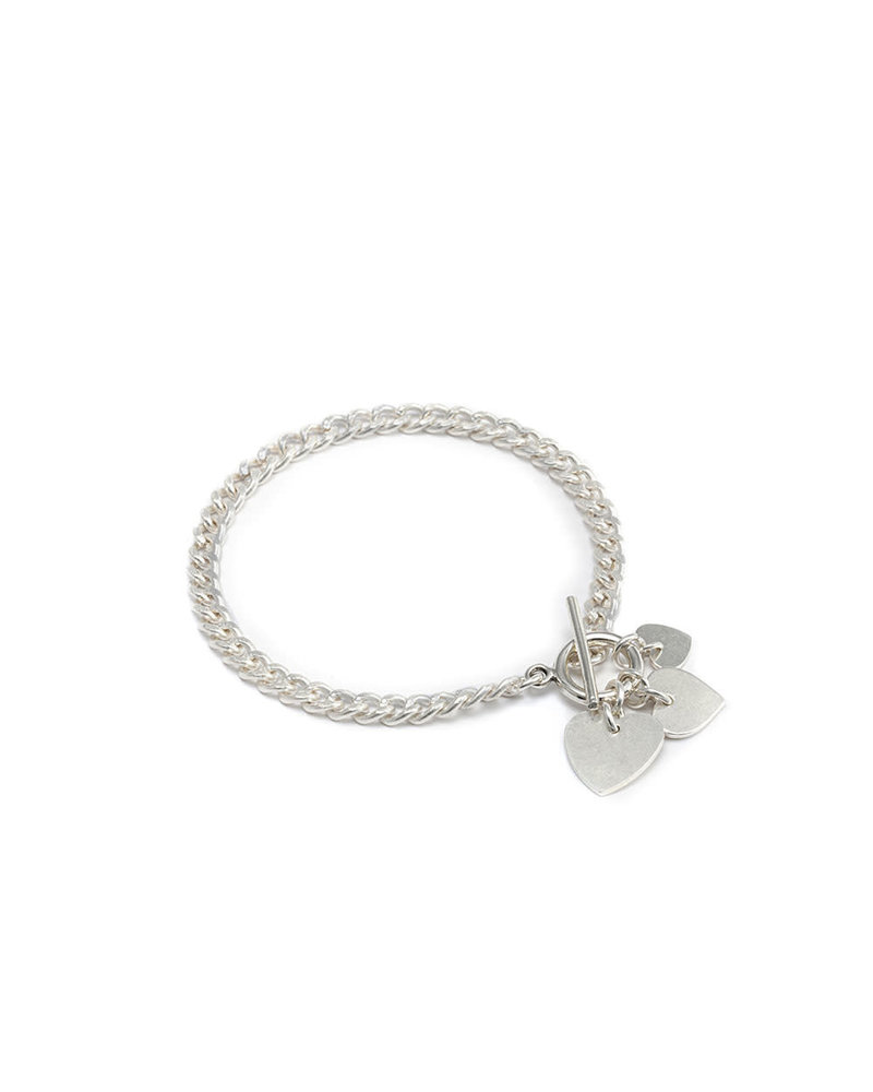 CHAIN BRACELET HEARTS TRIS