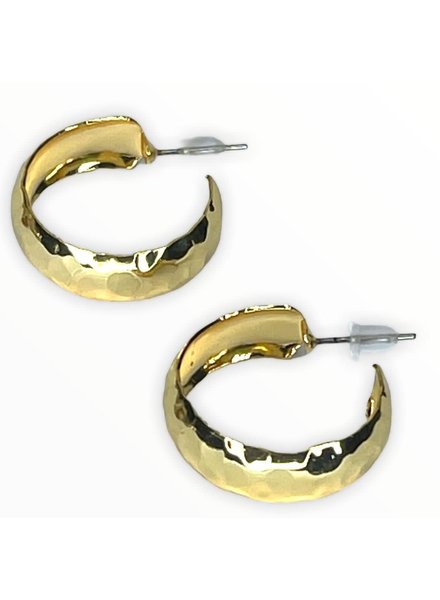 Gold Hoops Earrings