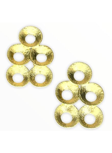 Circle Gold Earrings