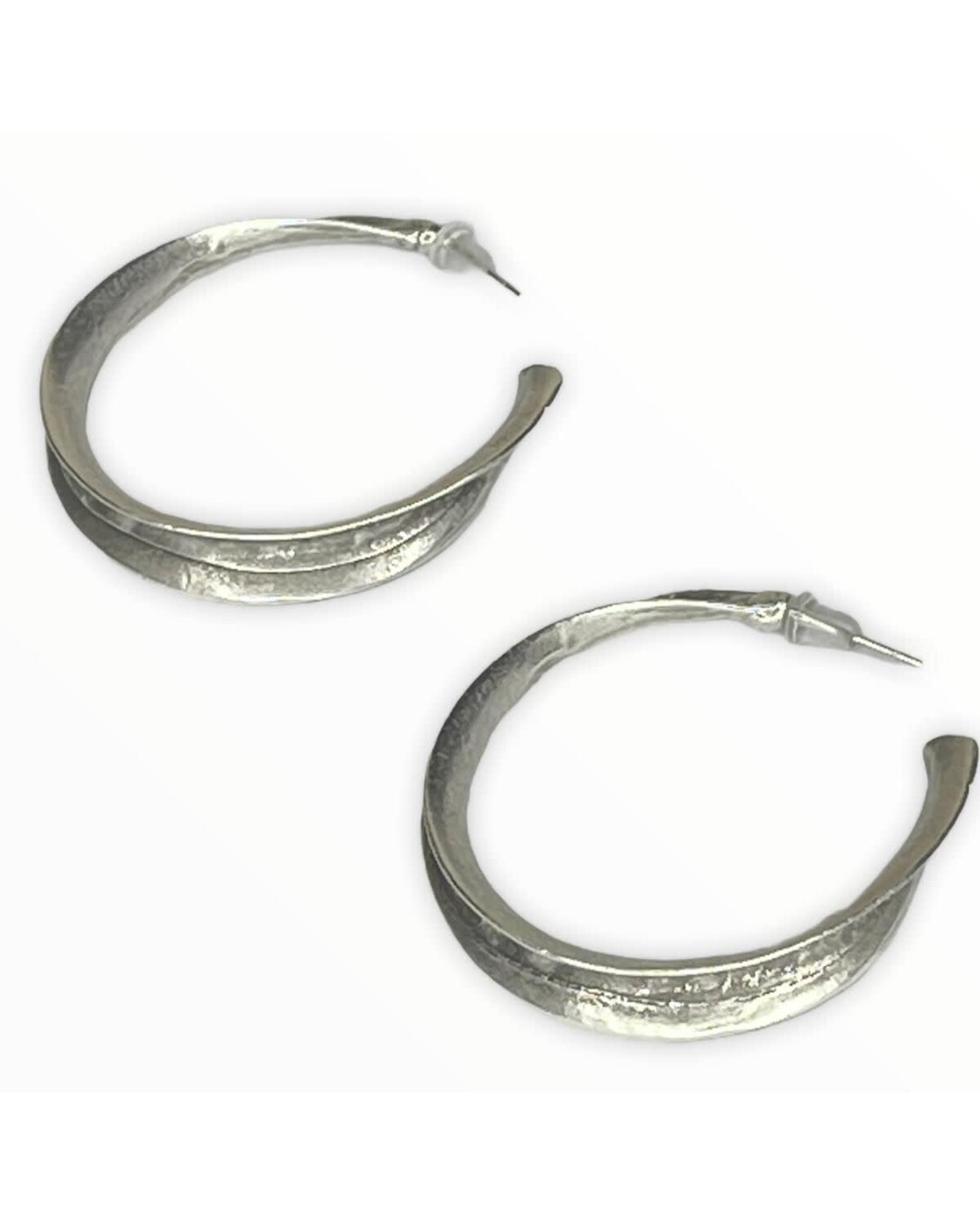 Silver Hoops Earrings