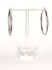 Large Silver Hoops Earrings