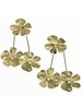 Gold Flower Earrings