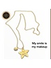 n5663 my smile is my make up  Necklace 4 Soles