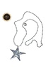 n5666 Silver Star necklace by 4 Soles