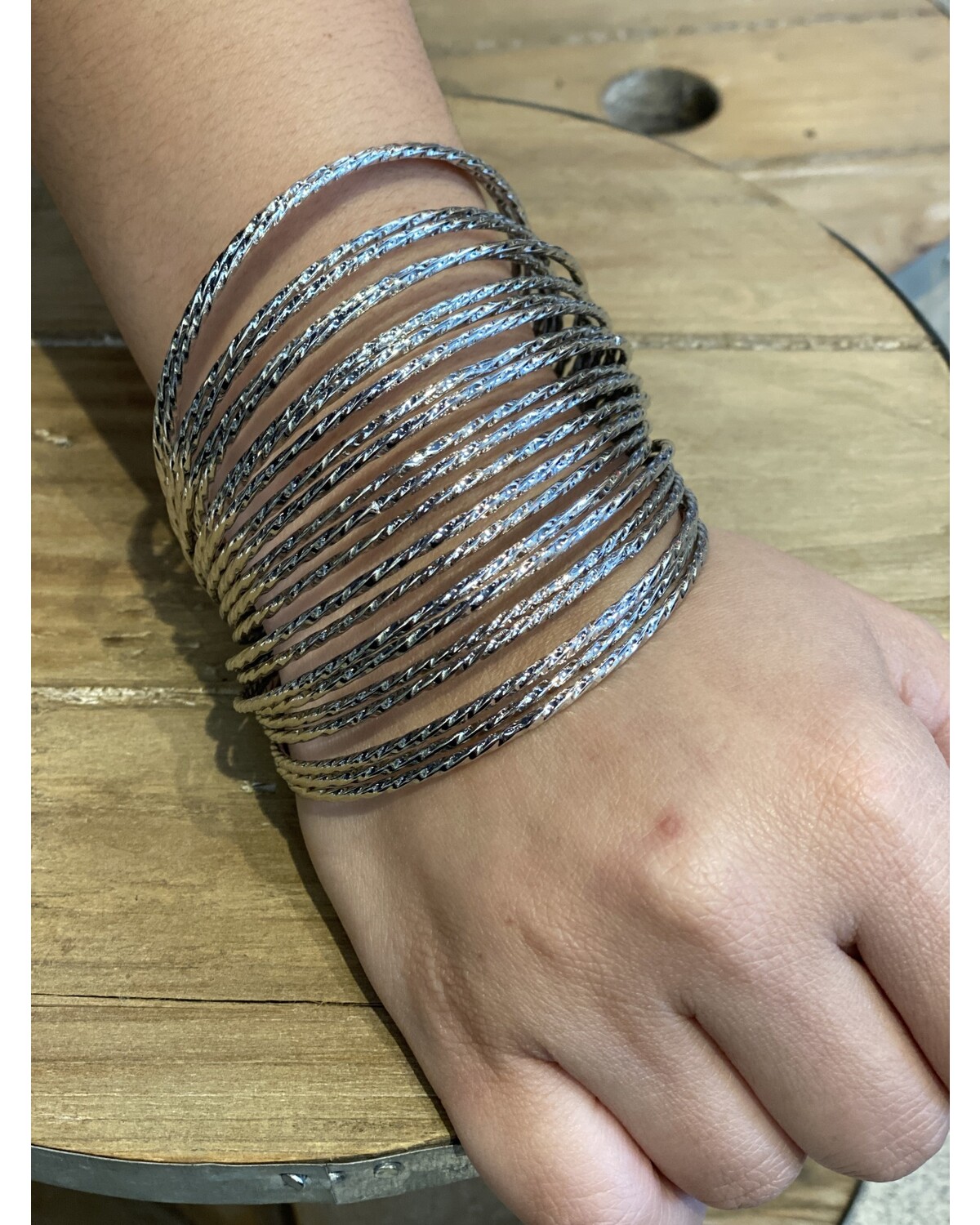 Silver Bangles