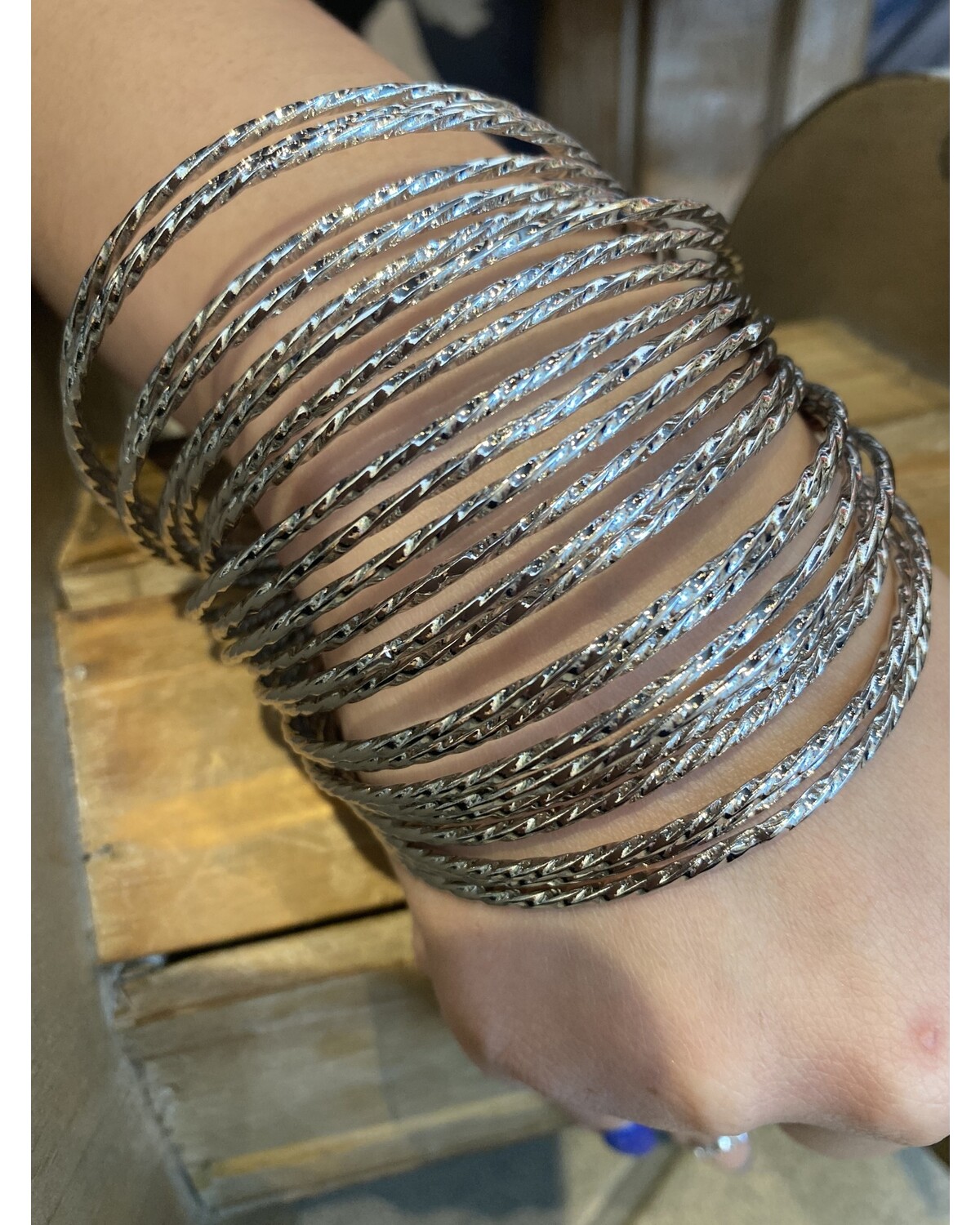 Silver Bangles