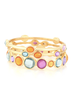 GOLD MULTI COLOR CRYSTAL BANGLE