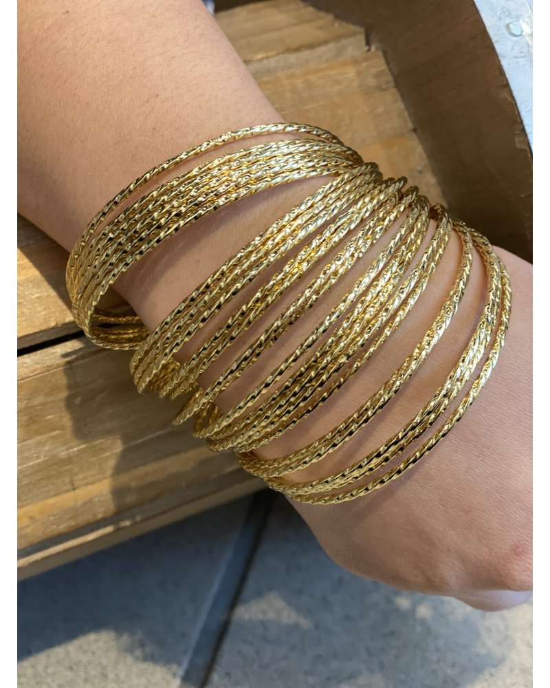 GOLD BANGLES