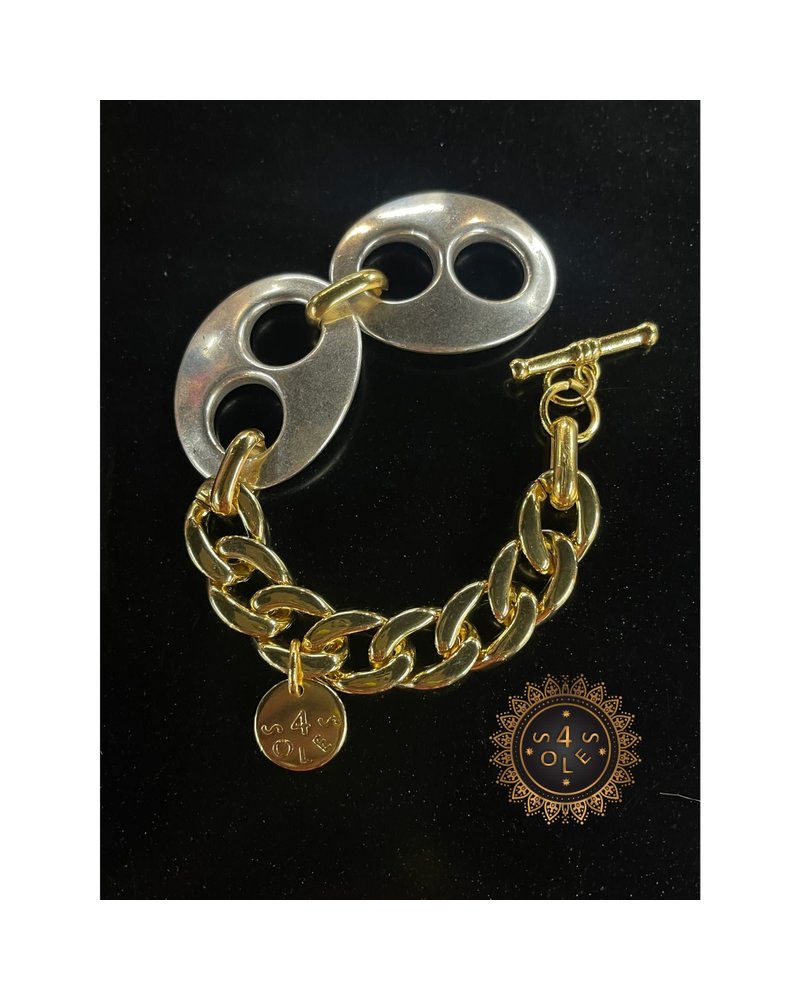 Double big mariner Bracelet