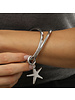 al00152 BANGLE DOUBLE CHARM STARFISH