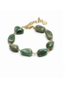 Brazalete piedra agata verde