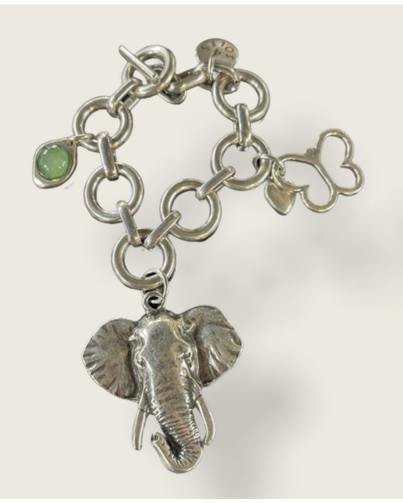 Elephant 4 soles bracelet