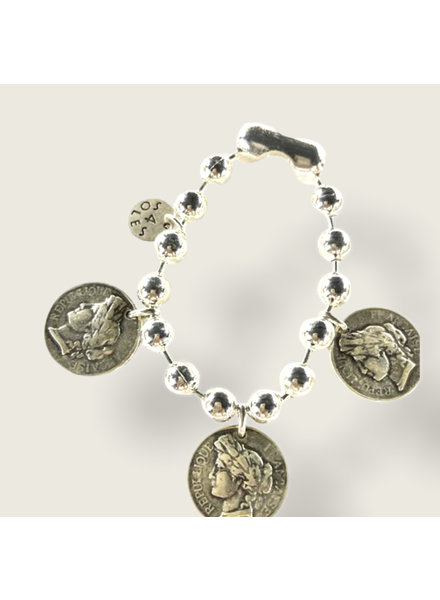 3 Coins bracelet by 4 Soles