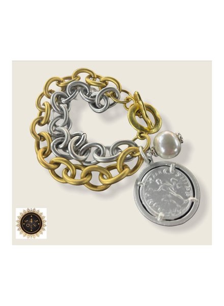 Coin Bracelet by 4 Sole5