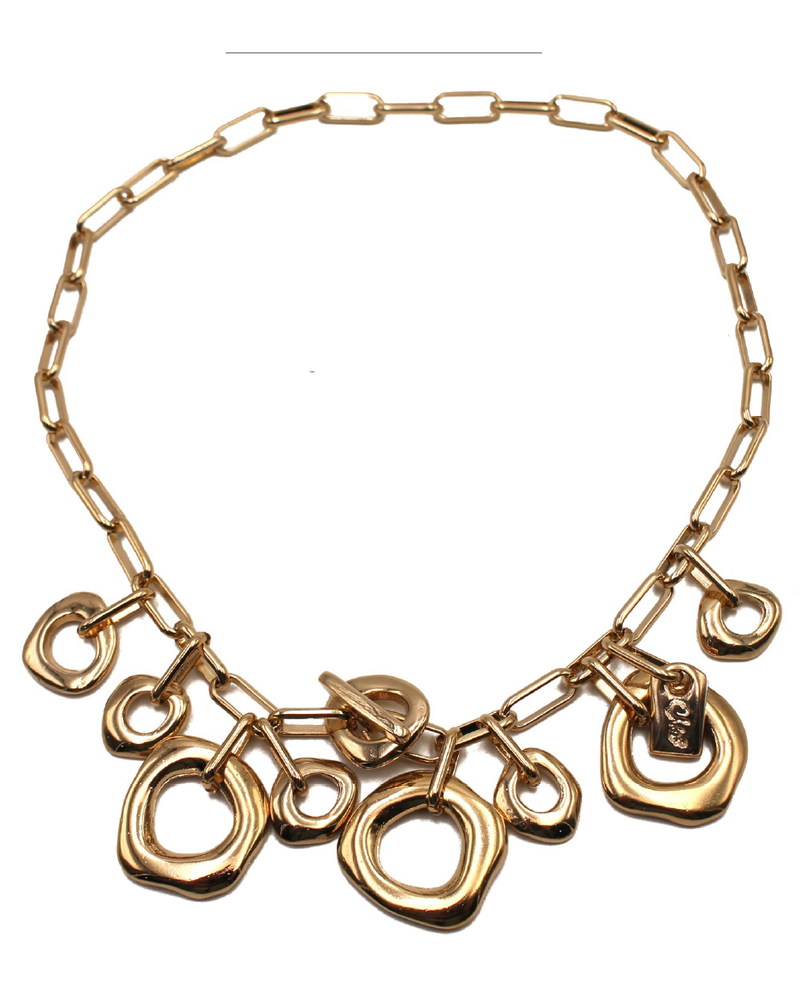 OXYGEN GOLD NECKLACE