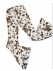 small Brown Cow Printed Bell Bottom