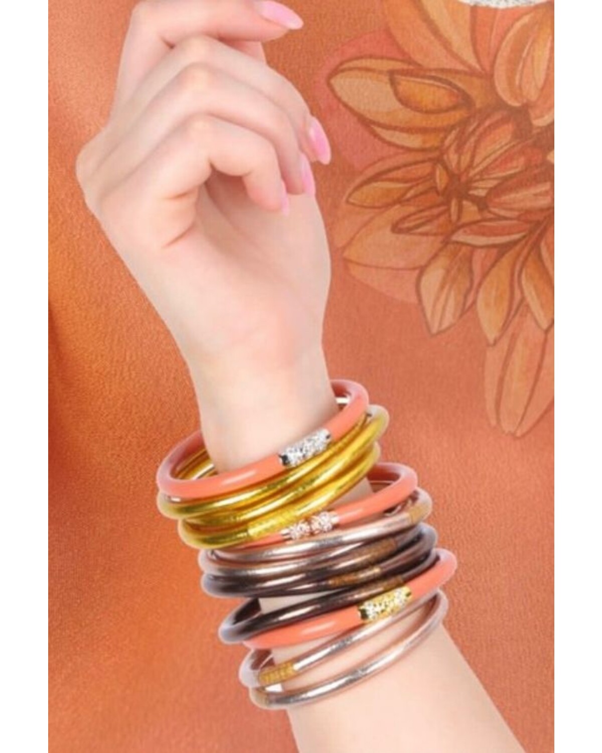 Thai Tea Three King All Weather Bangles