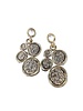 Gold Plated Multi Circles Earrings