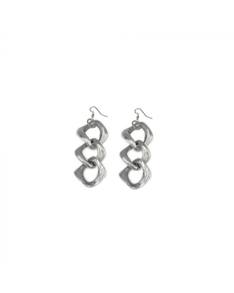 AL17348 /Earrings Chains Rhombus