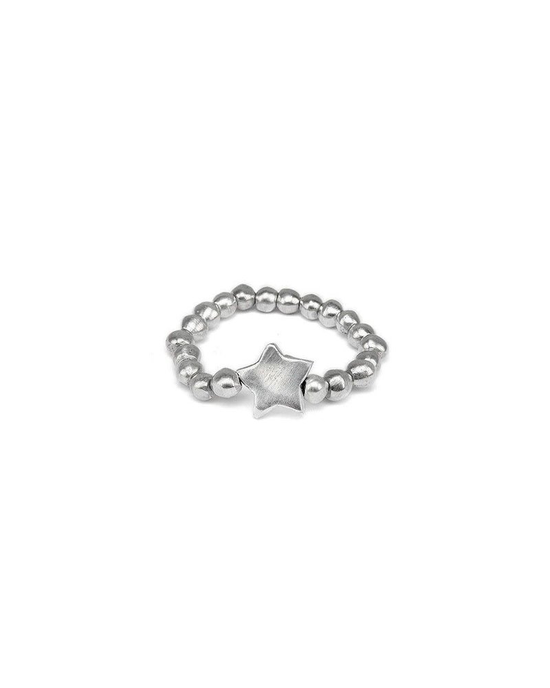 AL01133 / Elastic Bracelet Spheres and Star