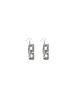 AL17341 /Earrings Two Rectangular Chains