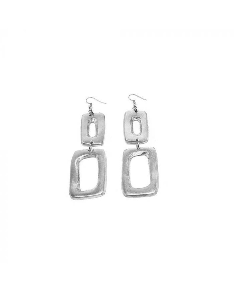 AL17281 /Earrings 2 Rectangles