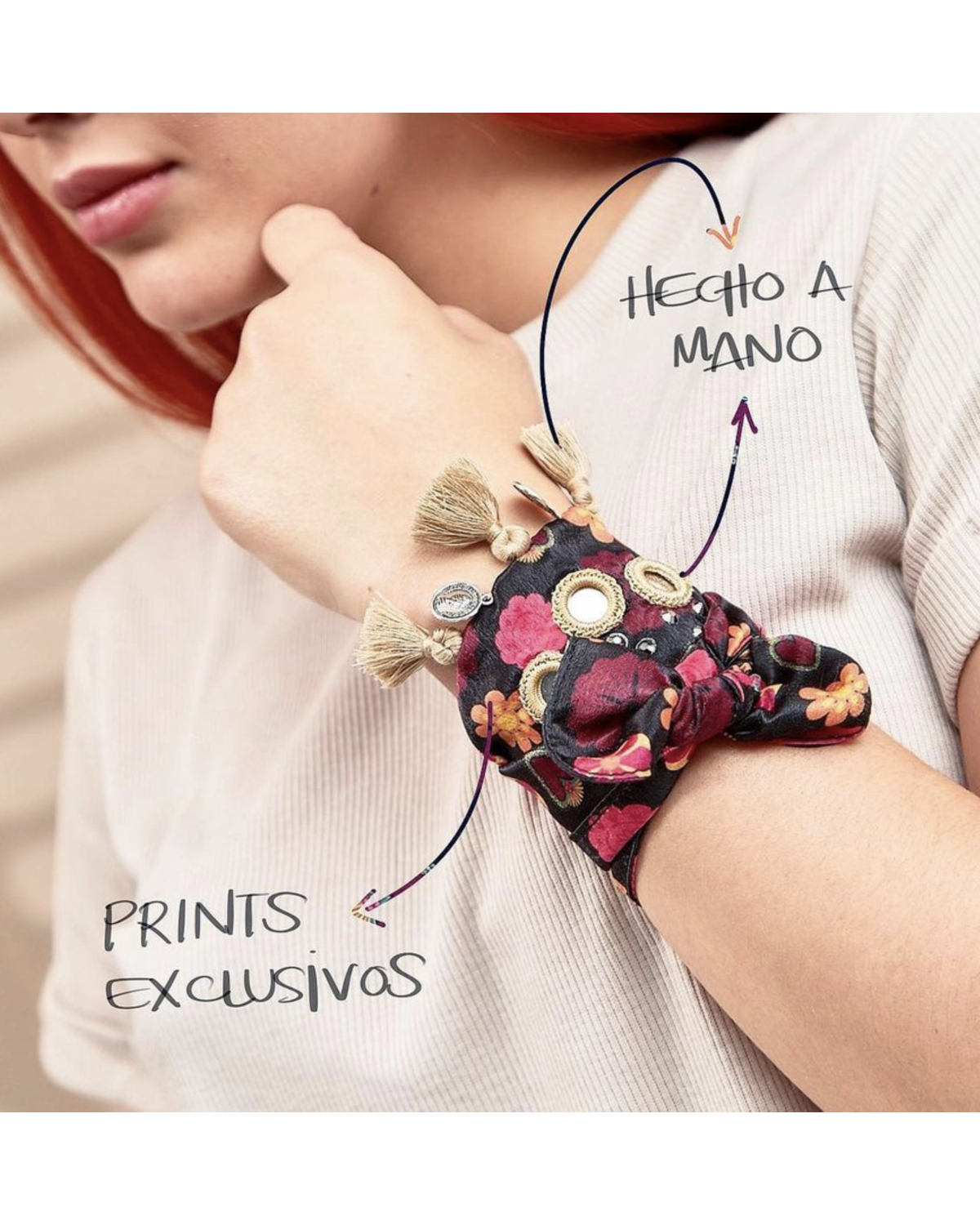 Wrap around Silk Bracelet