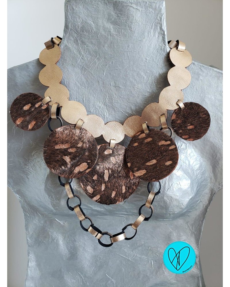 Copy of #1 Special Edition Leather Necklace by Arleene Diaz