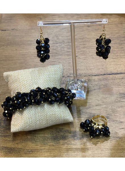 Black Onyx Stones 3 pcs Set