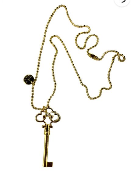 3" Gold Key necklaces