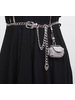 Metal Chain Shining Mini-bag Long Belt