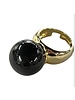 Adjustable Black Ring