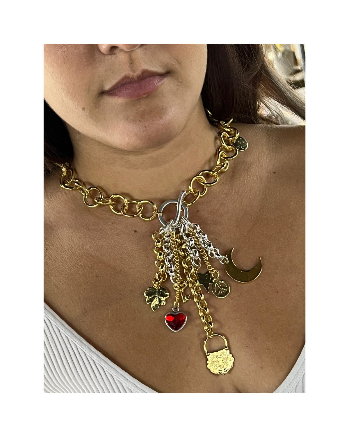 Multi Charms Necklace 4 Soles