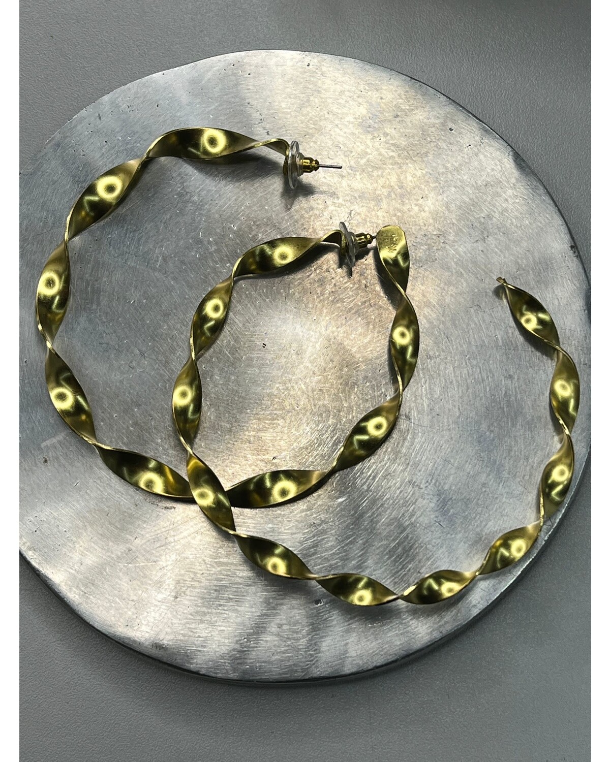 Twist Big Earrings 3"