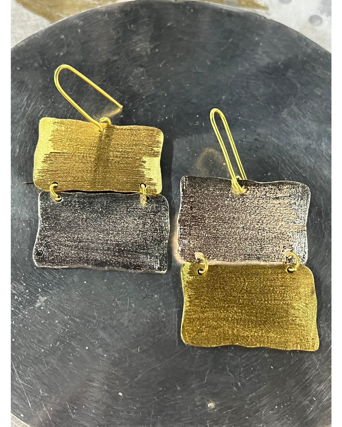 2 tone earrings