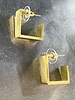 Mini Square Earrings 3/4"