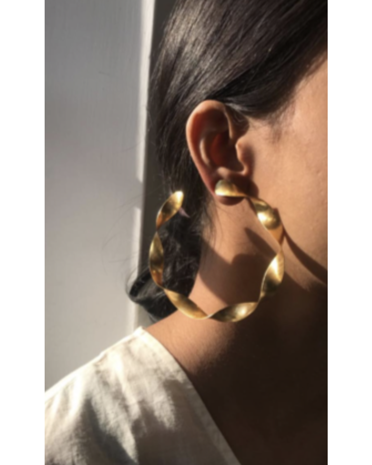 Twist Big Earrings 3"