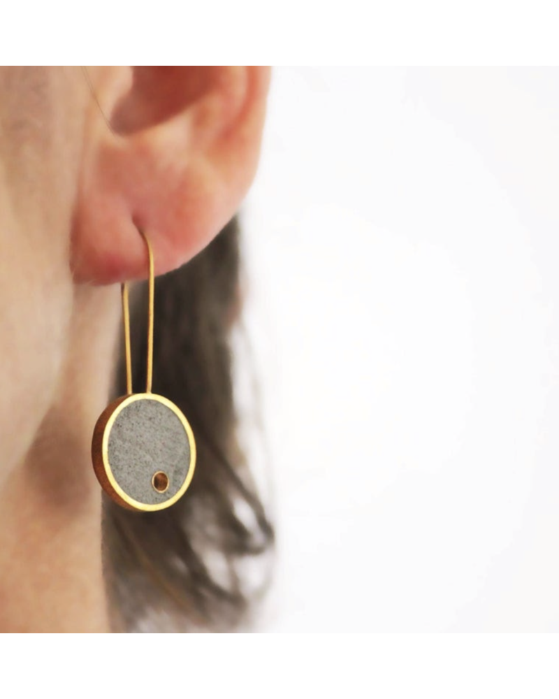 Concrete earrings 2
